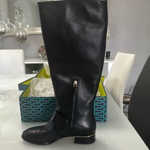 Tory Burch Sofia Riding Boot - W HI Veg size 6.5 color Black 001